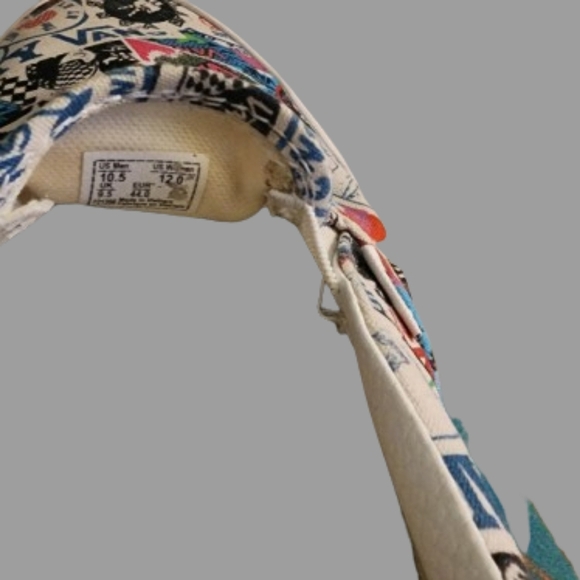 Vans Unisex Classic Mash Up Sticker Slip-ons - Sz. 10.5 (M)/12 (W) - Picture 6 of 7